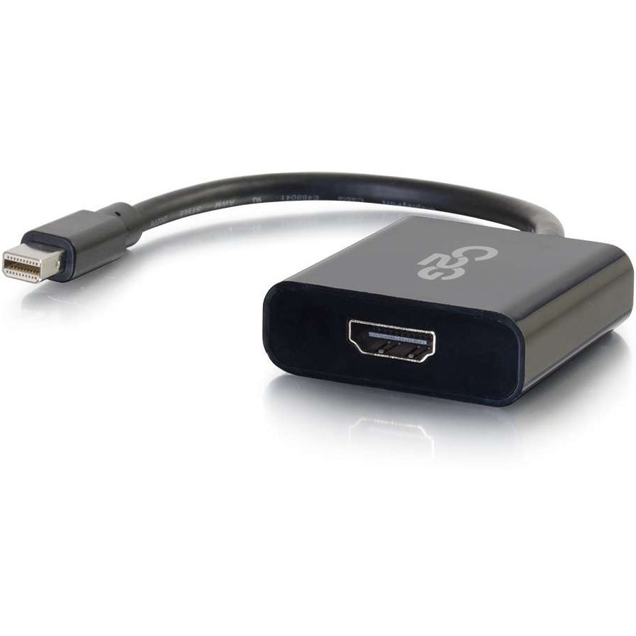C2G Mini DisplayPort to HDMI Active Adapter Converter - Black, Model 54307