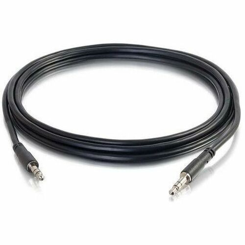 Legrand Group C2G 6ft Slim Aux 3.5mm Audio Cable - Male to Male – Black