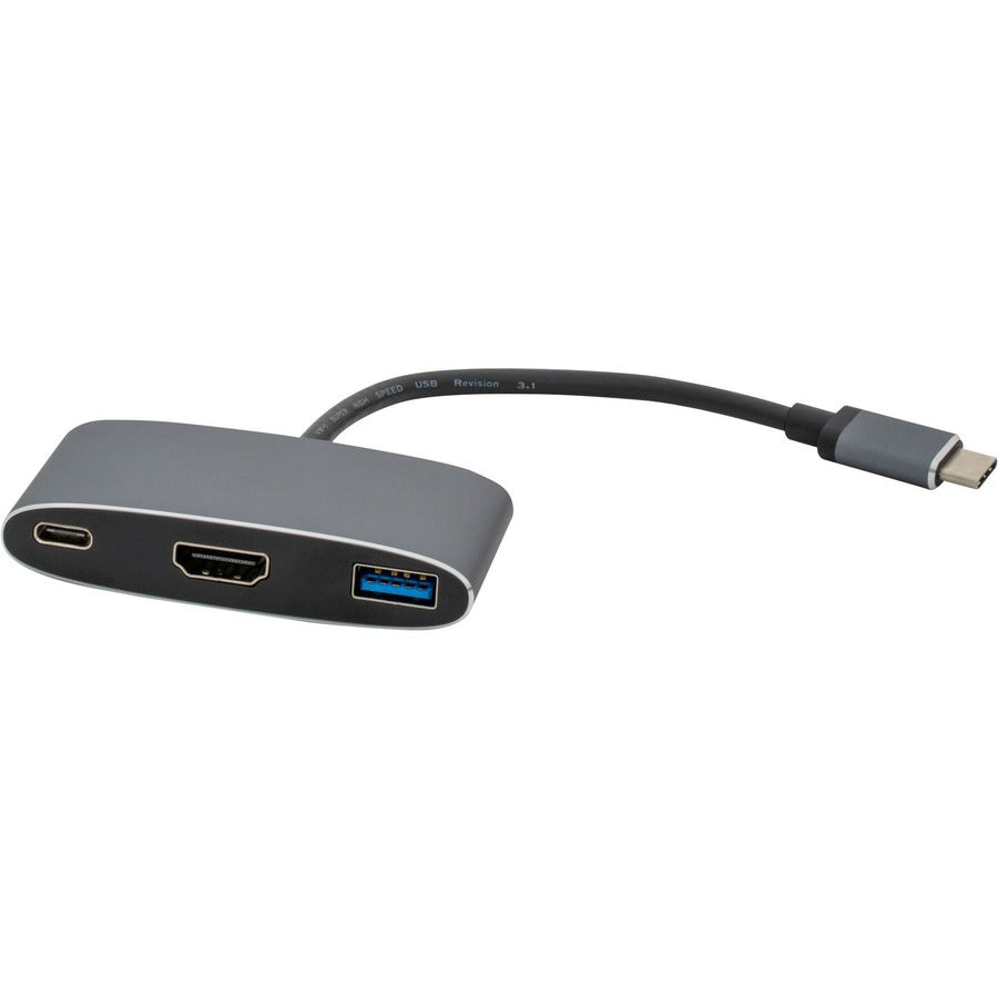 VisionTek USB-C to HDMI, USB & USB-C with Power Delivery Adapter Part 901356