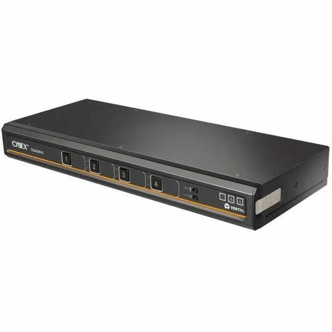Vertiv Cybex SC845DPHC-400 Secure Desktop 4-Port KVM Switch with NIAP Certification by Vertiv