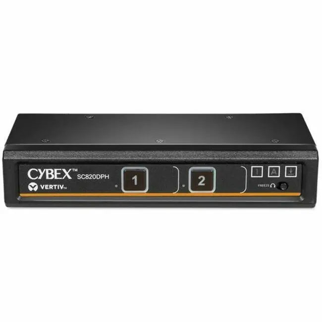 Vertiv Cybex SC820DPH-400 Secure Desktop KVM Switch with 2 Ports and 4K Support