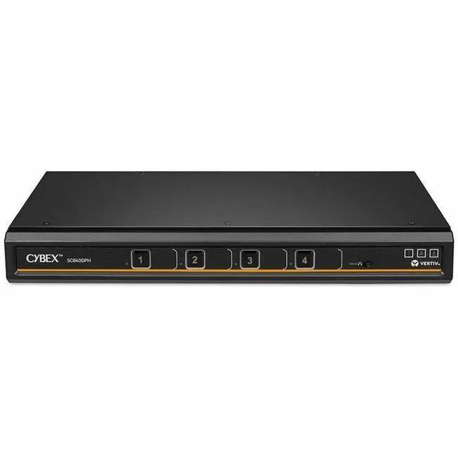Vertiv AVOCENT Cybex SC840DPH-400 Secure Desktop 4-Port KVM Switch with 4K Support by VERTIV-IT SYSTEMS