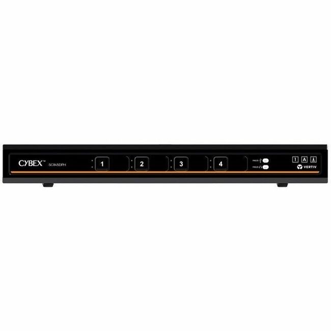 Vertiv Cybex SC845DPH-400 Secure Desktop KVM Switch with 4K Support and NIAP Certification