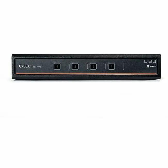 Vertiv AVOCENT Cybex SC940DVI-400 Secure 8-Port Desktop KVM Switch with Dual Head Monitor Support by Vertiv