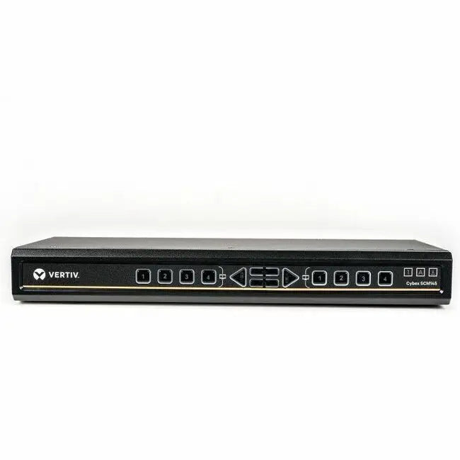 Vertiv Avocent Cybex SCM145DPH-400 Secure Desktop 4-Port KVM Switch with Touchscreen and Smart Card Support