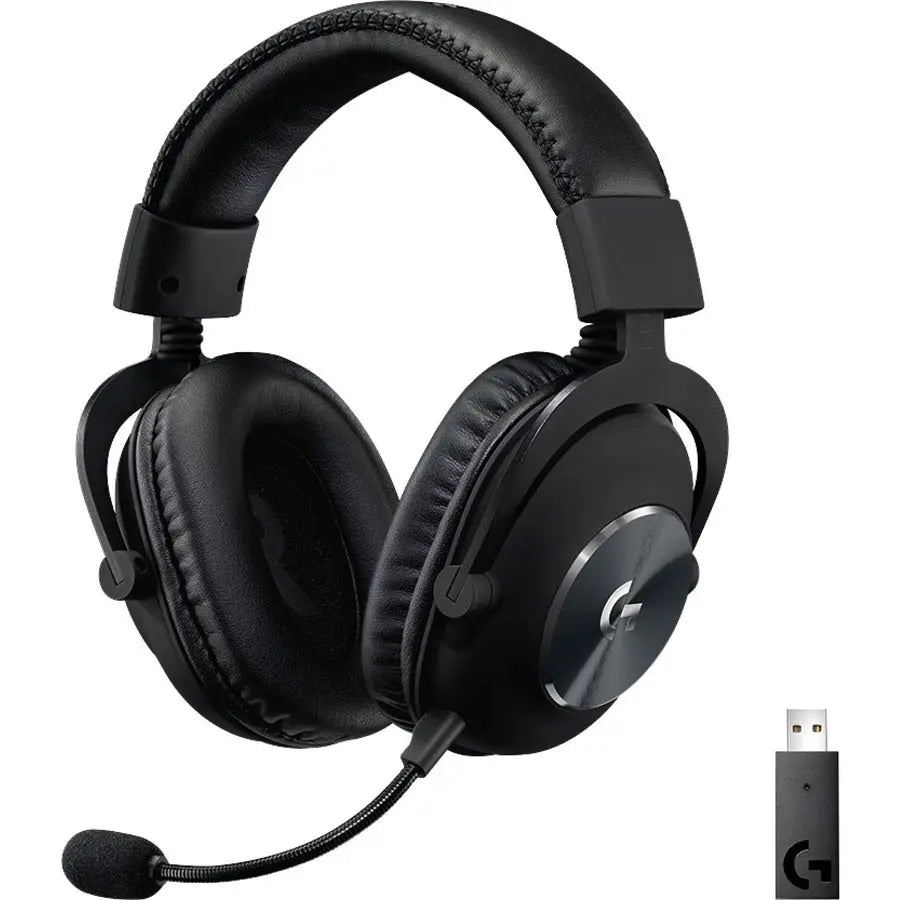 Logitech PRO X Wireless Lightspeed Gaming Headset with 50mm Drivers and Surround Sound
