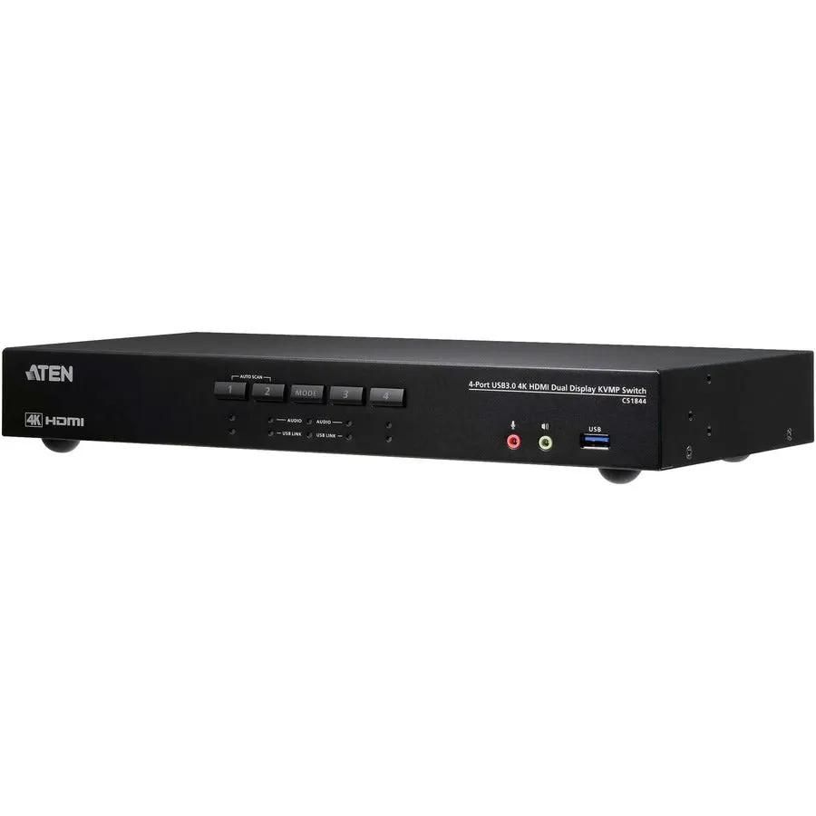 ATEN Technologies CS1844 4-Port USB 3.0 4K HDMI Dual Display KVMP Switch by ATEN TECHNOLOGIES