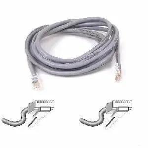 Belkin RJ45 Category 5e UTP Patch Cable - 18 Inch Gray Network Cable for LAN Connectivity by Belkin International, Inc
