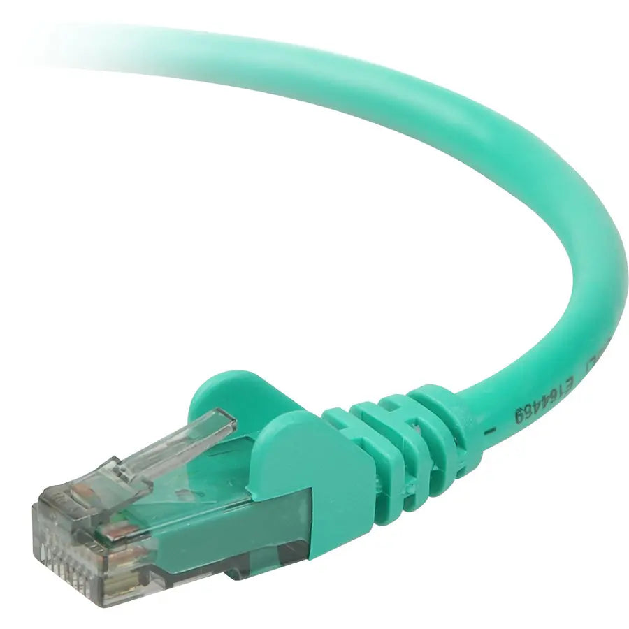 Belkin A3L980-20-GRN-S 20ft Green Cat6 Snagless Ethernet Patch Cable for High-Speed Network Connections