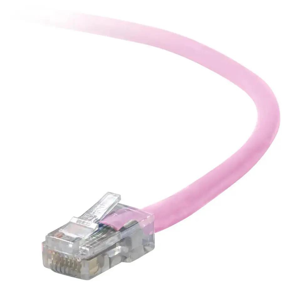 Belkin Cat. 5e UTP Snagless Ethernet Patch Cable - Pink, 3 Feet by Belkin International, Inc