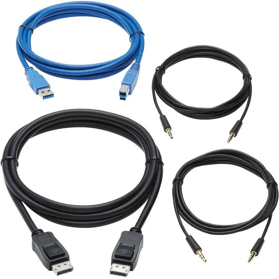 Eaton Tripp Lite Series DisplayPort KVM Cable Kit - 10 ft. with USB and Audio for B005-DPUA2-K and B005-DPUA4 Switches by EATON TRIPP LITE SERIES CONNECTIVIT