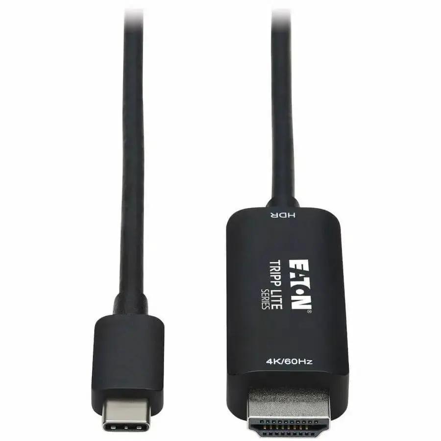 Eaton Tripp Lite Series USB-C to HDMI Adapter Cable (U444-006-HDR2BE), 6 ft., Supports 4K HDR and HDCP 2.2 by Eaton Corporation
