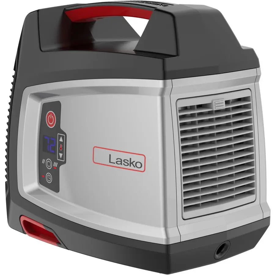 Lasko Elite Collection Ceramic Utility Heater CU12510 - Portable Indoor Space Heater with Adjustable Thermostat and Safety Features