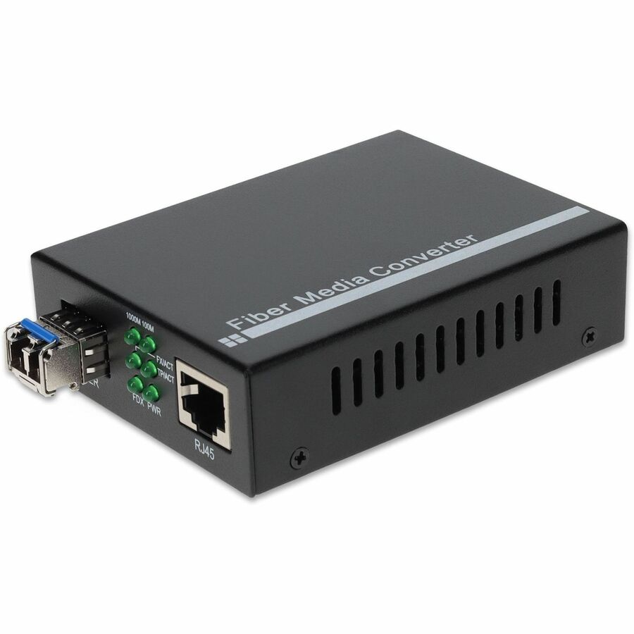 AddOn 10/100Base-TX RJ-45 to 100Base-FX LC Multi-Mode Fiber Media Converter (Part # ADD-FMC-FX-LC)