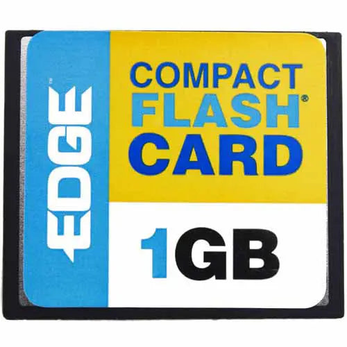 EDGE Tech 1GB Digital Media CompactFlash Card - High-Speed Data Transfer for Cameras and Devices