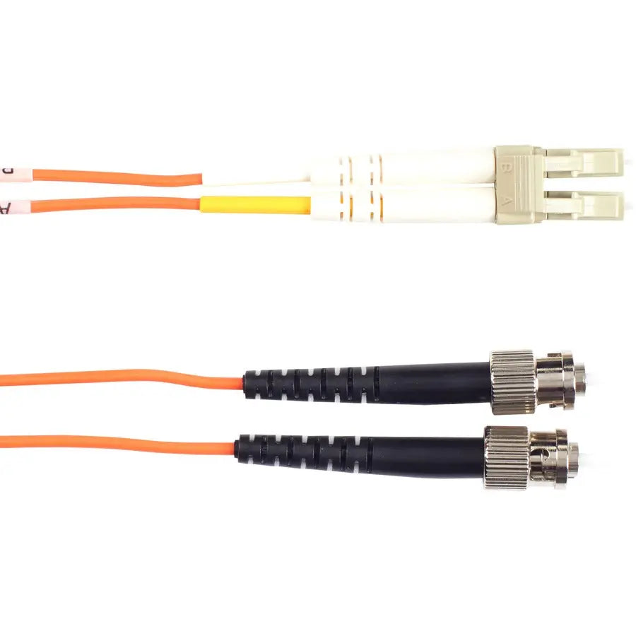 Black Box EFN110-002M-STLC 6.5ft Fiber Optic Duplex Patch Cable with ST and LC Connectors