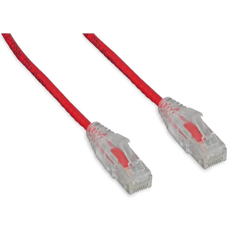 ENET Cat.6a Network Cable C6-RD-SCB-15-ENC - Red, 15 ft, Fully Compatible with Network Devices
