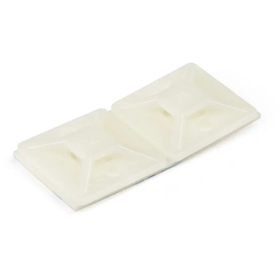 StarTech.com 100 Pack Cable Tie Mounts with Adhesive Tape for 0.18 inch Wide Ties, Nylon/Plastic Zip Tie Mounts, 94V-2 Fire Rated, UL Approved by StarTech.com