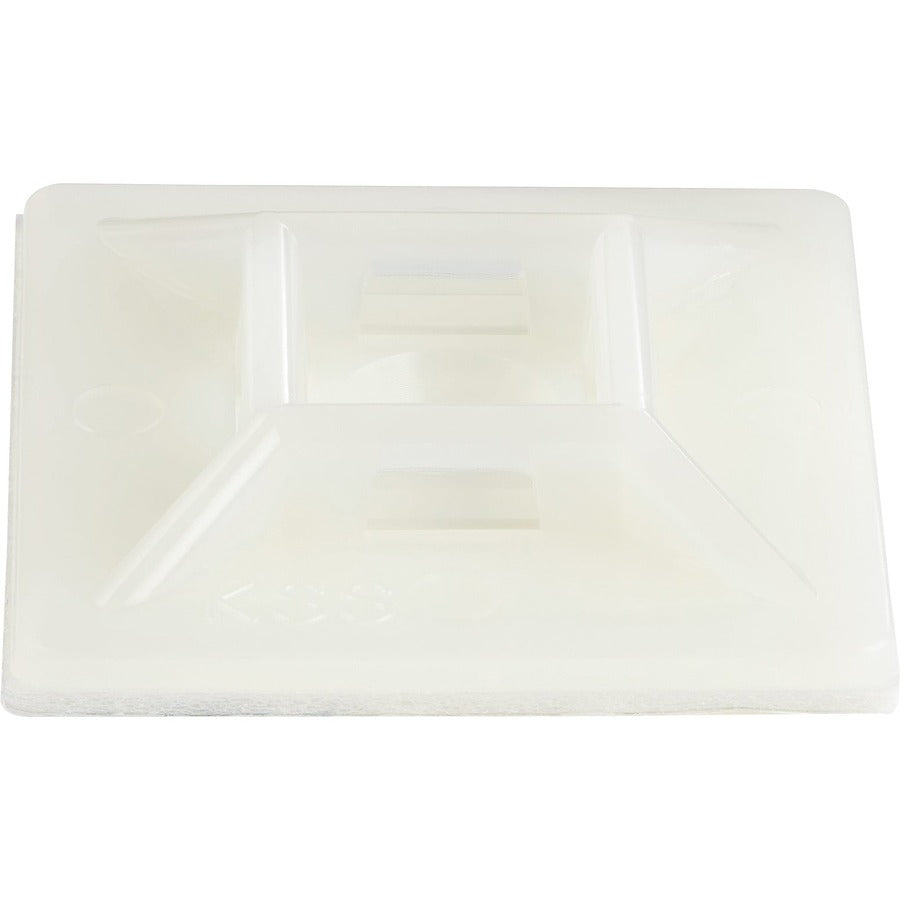 StarTech.com 100 Pack Cable Tie Mounts with Adhesive Tape for 0.21-inch Wide Ties