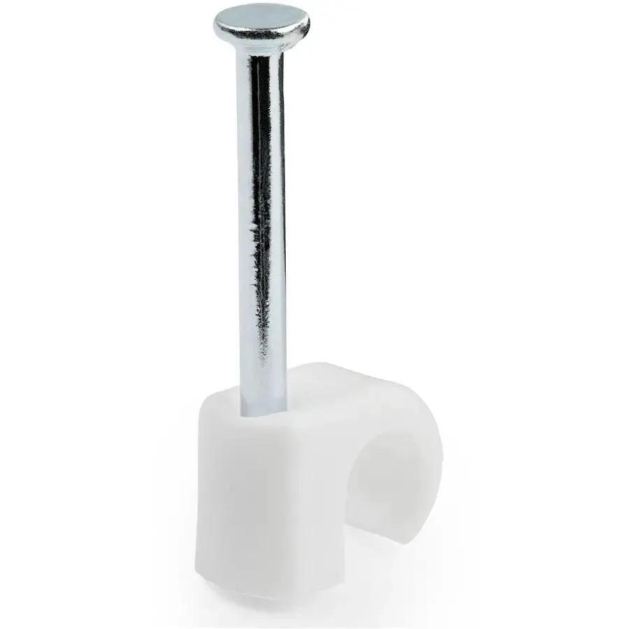 StarTech.com 100 Pack Medium Cable Clips with Nail - Wall-Mountable Cable Organizer for Power and Network Cables by StarTech.com
