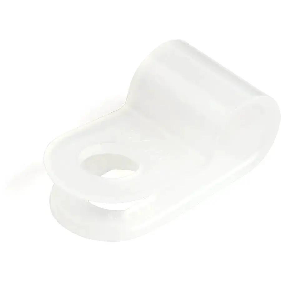 StarTech.com 100 Pack R-Type Screw Mount Cable Clamps - Small Nylon Cable Clips for Organizing Cables Up to 0.19 inches in Diameter by StarTech.com