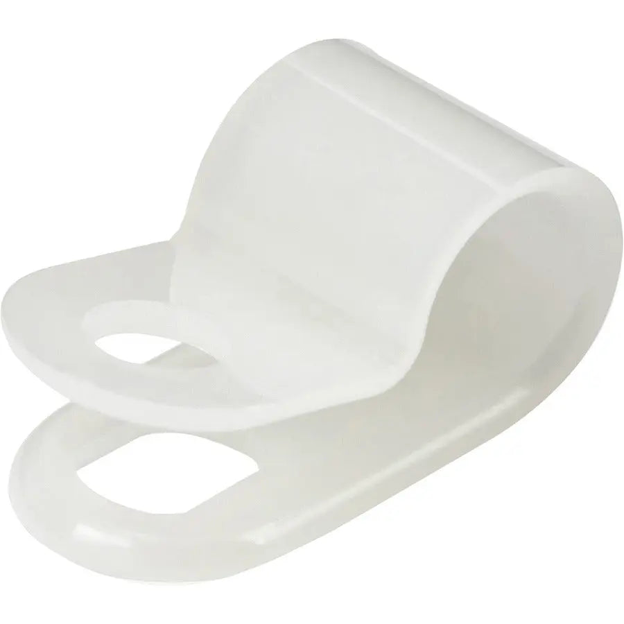 StarTech.com 100 Pack Screw Mount Cable Clamps – Medium R-Type Nylon Cable Holders for Wall Mounting by StarTech.com
