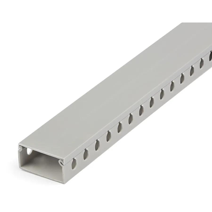 StarTech.com 8GG385 Slotted Cable Management Raceway, 6.5 ft. (2 m), Gray by STARTECH.COM