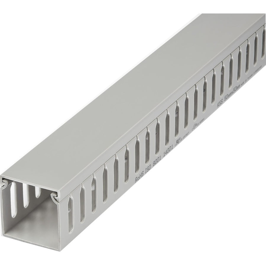 StarTech.com CBMWD5050 Slotted Cable Management Raceway with Cover, Gray