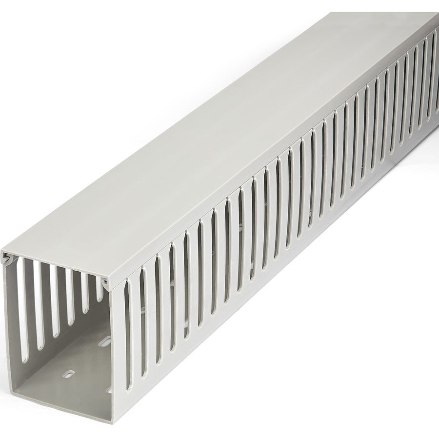 StarTech.com 6.5 ft. Slotted Cable Management Raceway CBMWD75100 for Office and Server Rooms