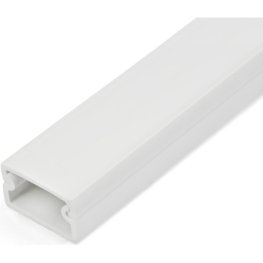 StarTech.com Wall Cable Raceway with Adhesive Tape - 3.3 ft. (1 m) White Cable Management System