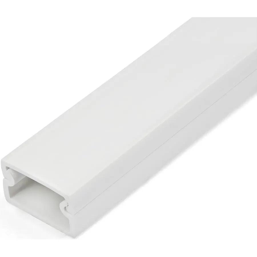 StarTech.com Wall Cable Raceway with Adhesive Tape - 3.3 ft. (1 m) White Cable Management System by StarTech.com