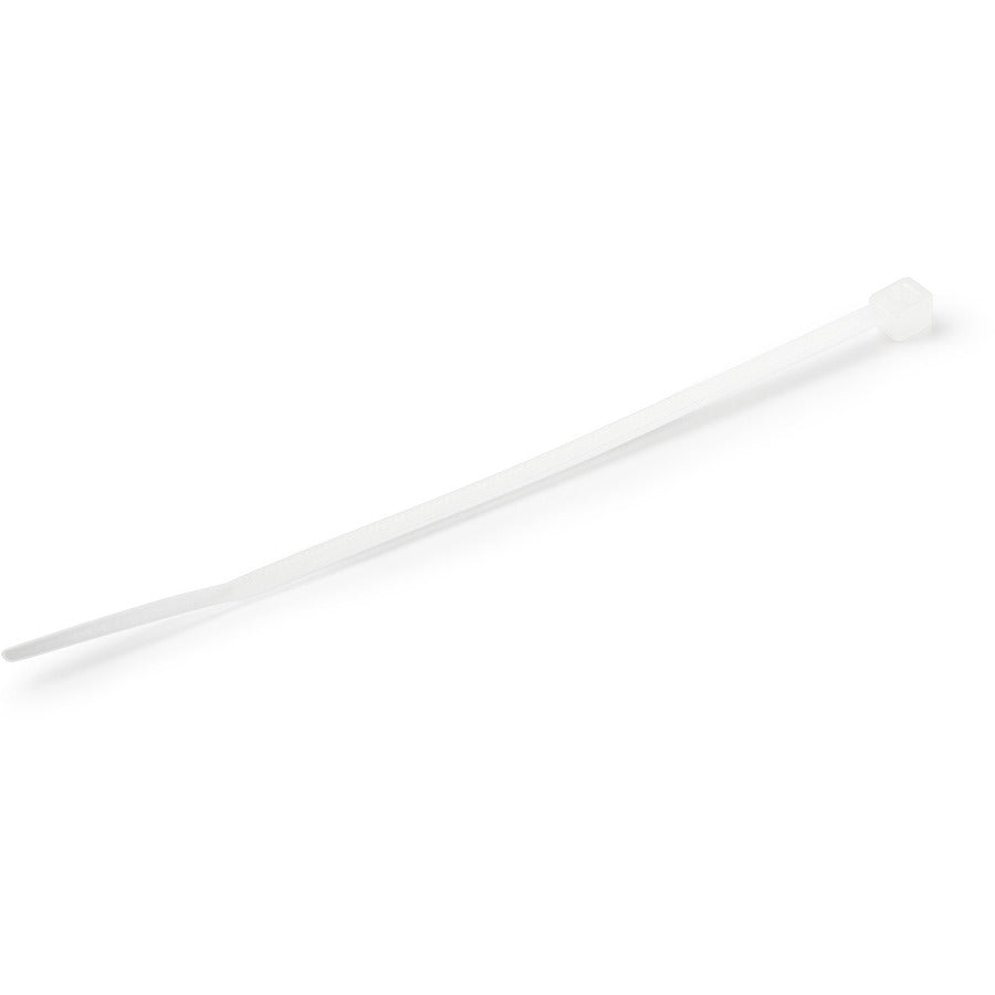 StarTech.com 1000 Pack 4-Inch White Nylon Cable Ties - Heavy Duty Zip Ties for Cable Organization