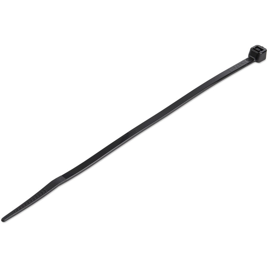 StarTech.com 6-inch Black Nylon Cable Ties - Pack of 100 for Cable Management and Organization