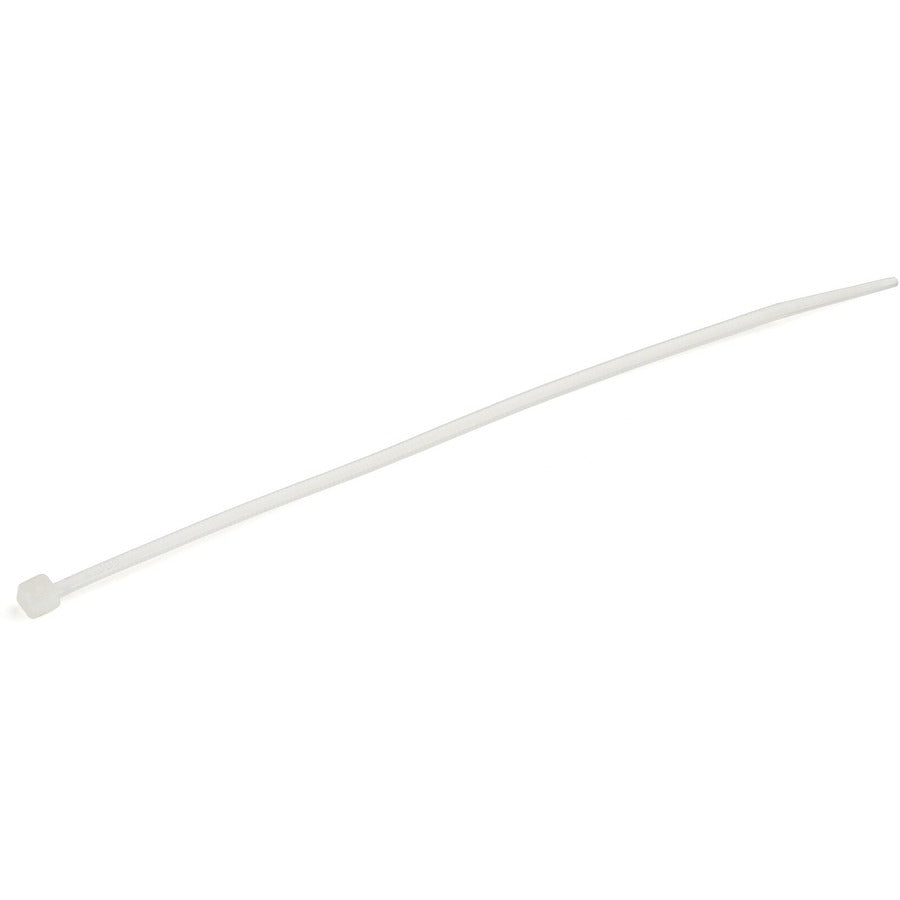 StarTech.com 6-inch White Nylon Cable Ties - Pack of 100, Heavy Duty Self-Locking Zip Ties for Cable Organization
