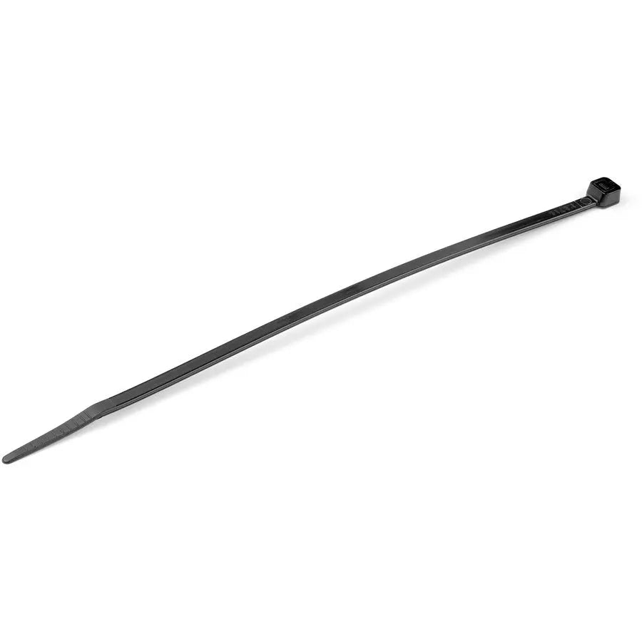 StarTech.com 8-Inch Black Nylon Cable Ties - 100 Pack for Organizing Cables and Wires