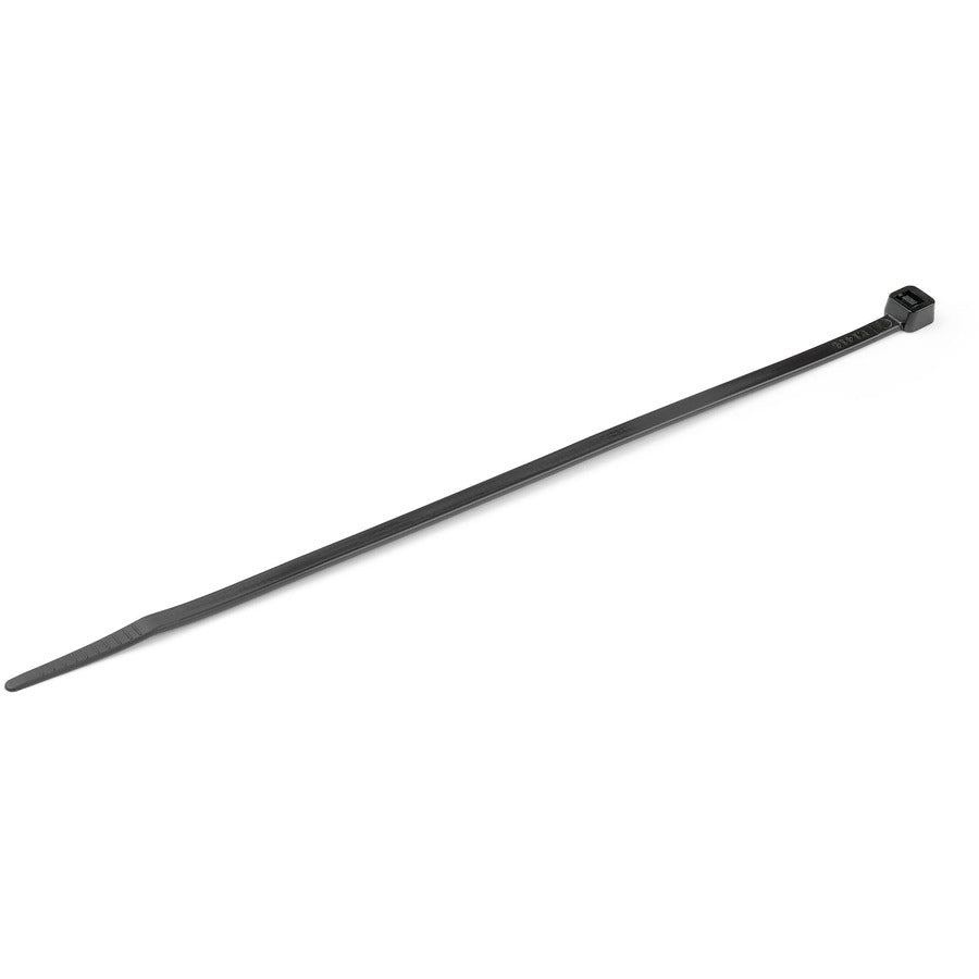 StarTech.com 8-Inch Black Nylon Cable Ties - Heavy Duty 50 lbs Support, 1000 Pack