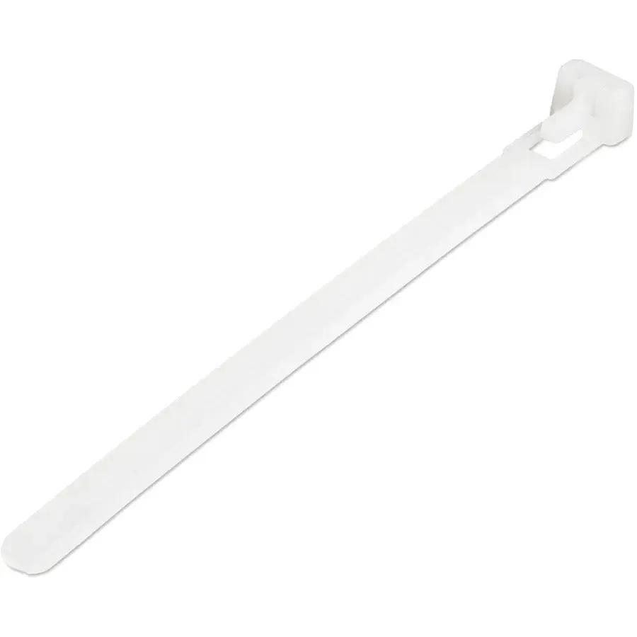 StarTech.com 5" Reusable Cable Ties – White, 100 Pack, Nylon, UL Certified, TAA Compliant by StarTech.com