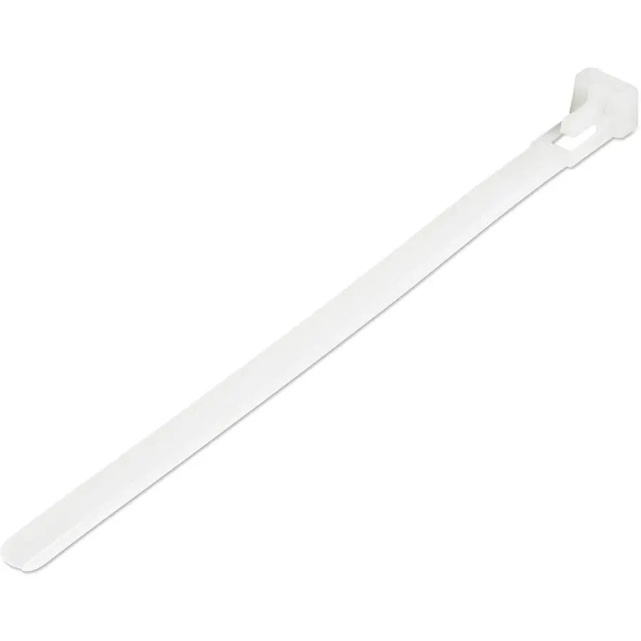 StarTech.com 6-inch Reusable Cable Ties - White, 100 Pack for Cable Management and Organization
