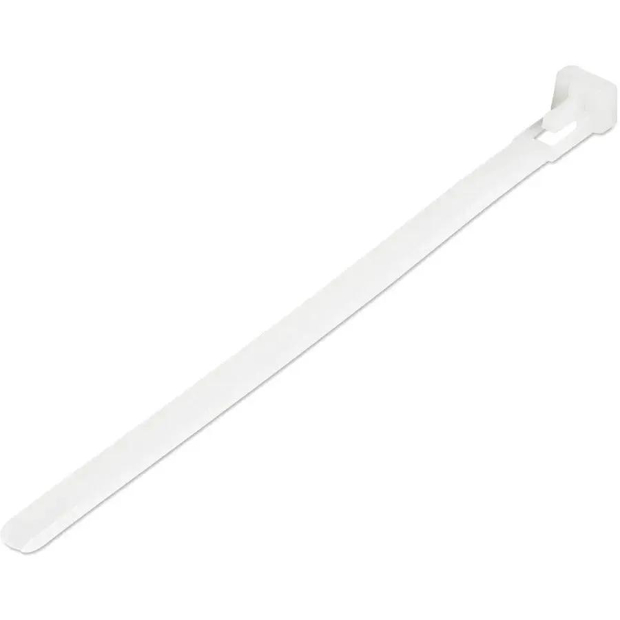 StarTech.com 6-inch Reusable Cable Ties - White, 100 Pack for Cable Management and Organization by StarTech.com