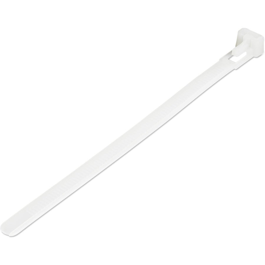StarTech.com 6-Inch Reusable Nylon Cable Ties (CBMZTRB6) – Pack of 100, White