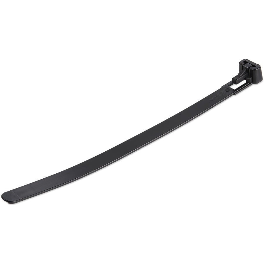StarTech.com 6-inch Reusable Black Cable Ties - 100 Pack for Cable Organization and Management