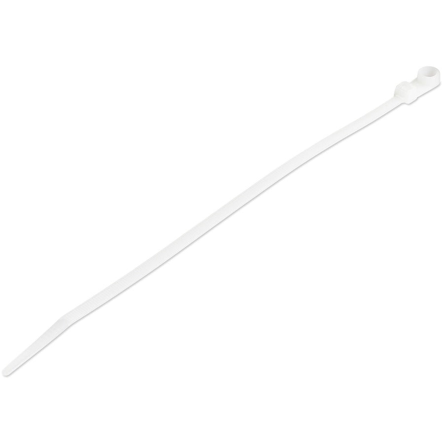 StarTech.com 8-Inch Mountable Cable Ties with Mounting Hole - 100 Pack