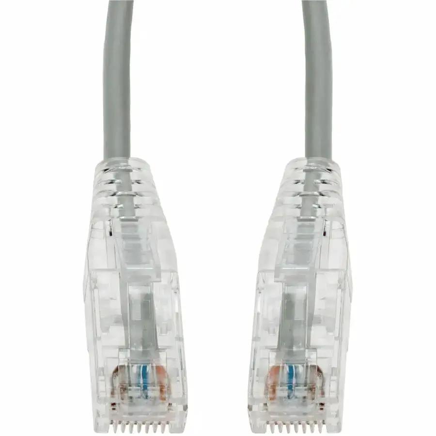 AddOn 40ft Gray CAT 6 Slim PVC Ethernet Cable Snagless RJ-45 M/M by AddOn