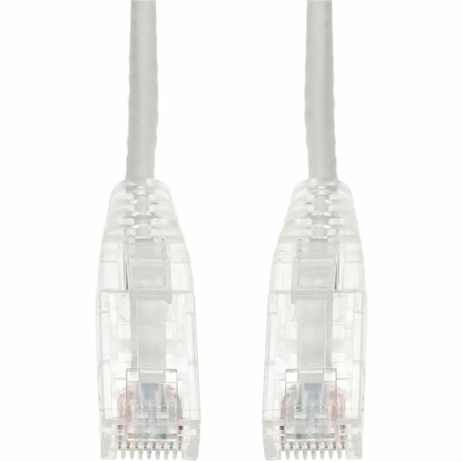 AddOn 4ft White Cat6 Slim PVC Ethernet Cable with RJ-45 Male Connectors by AddOn