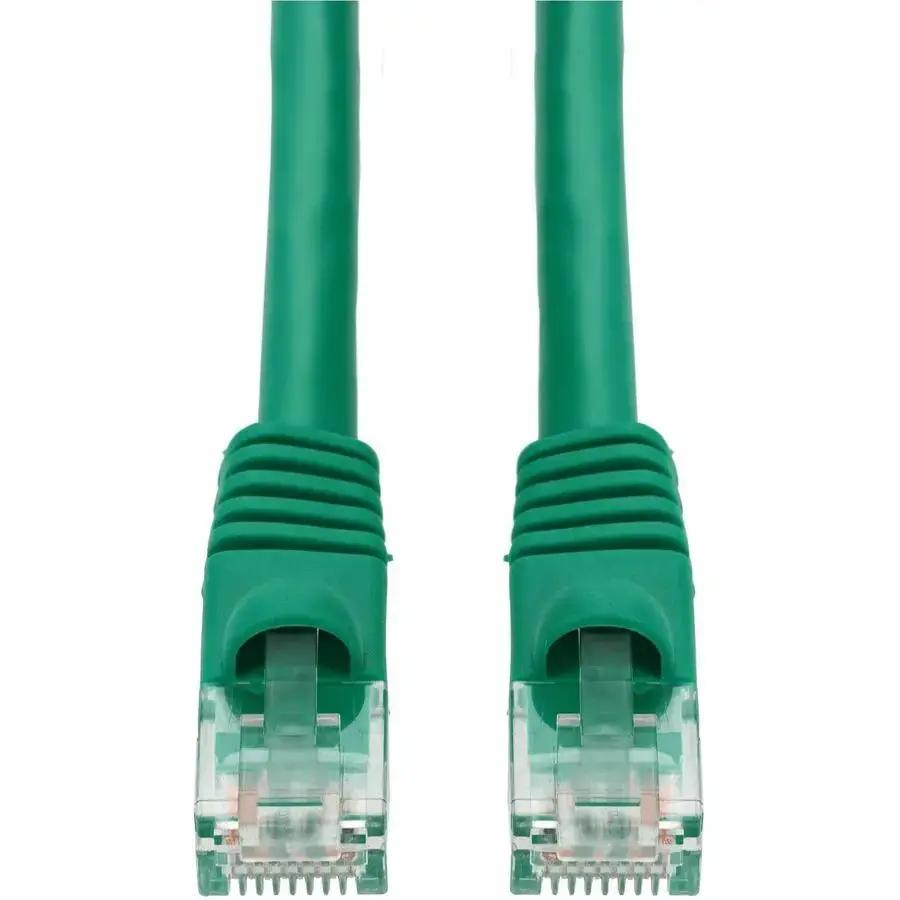 AddOn 30ft Green CAT 6 PVC Ethernet Cable Snagless with Bubble Boot RJ-45 Male Connectors by ADDON