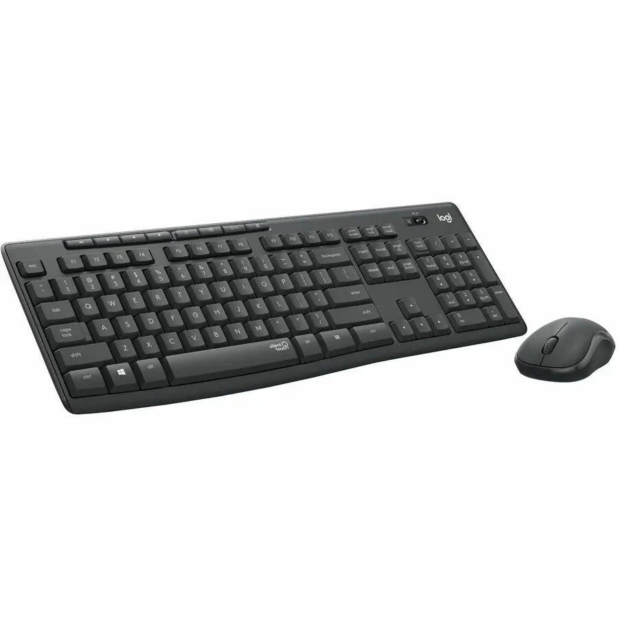 Logitech MK295 Wireless Mouse & Keyboard Combo with SilentTouch Technology, Graphite