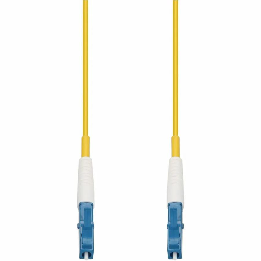 AddOn 30m LC to LC Yellow OS2 Simplex OFNR Riser-Rated Single-Mode Fiber Patch Cable by ADDON