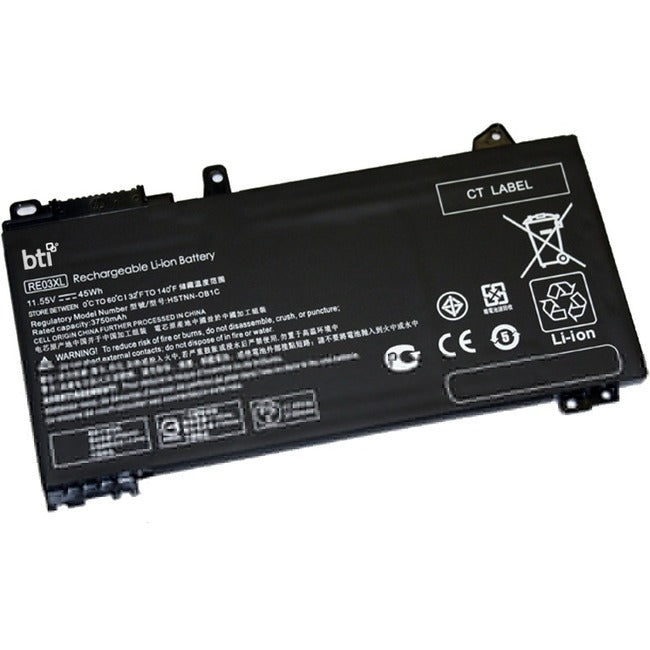 BTI 3-Cell 11.55V 3896mAh Laptop Battery for HP Notebooks – Model L32656-002-BTI