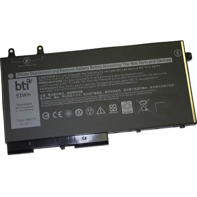 BTI R8D7N-BTI 11.4V 51Wh Lithium-Ion Battery for Dell Notebooks
