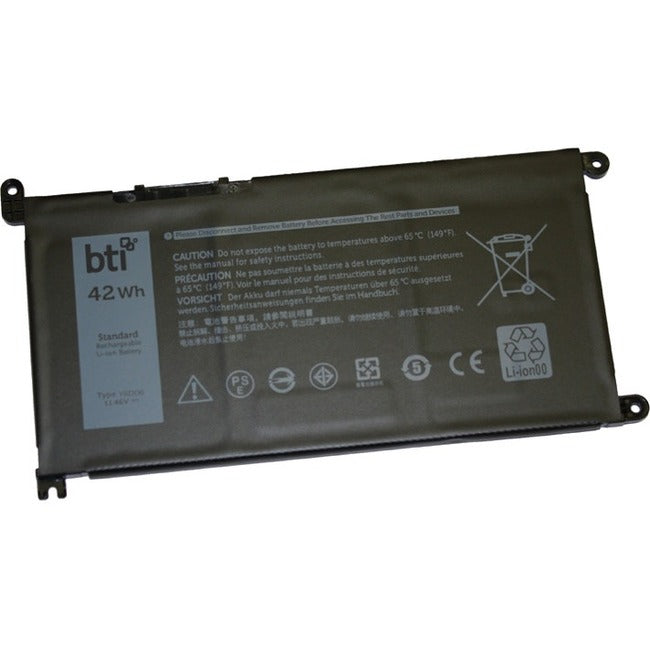 Battery Technology Inc. YRDD6-BTI 11.46V 3500mAh Lithium-Polymer Notebook Battery for Dell Inspiron and Vostro Series